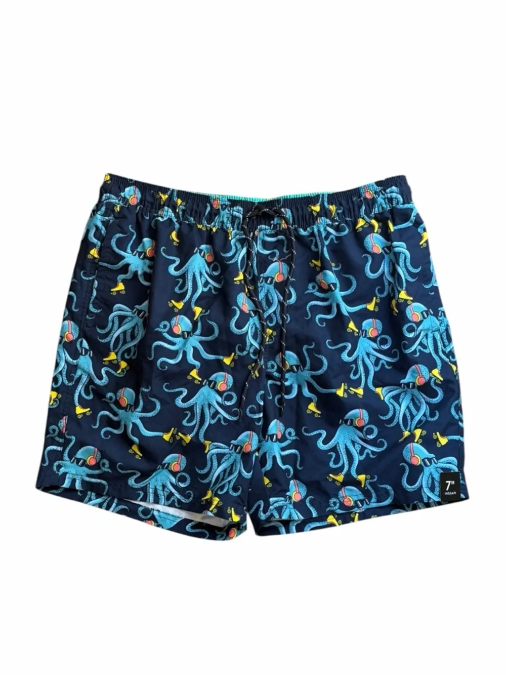 NWT L No Boundaries Pool Party Swim Trunks Men’s Graphic Print Board Shorts